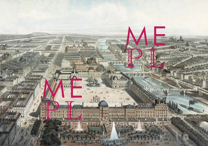 : Paris moderne. Les Tuileries, le Louvre, et la rue de Rivoli : Paris moderne. Les Tuileries, le Louvre, et la rue de Rivoli