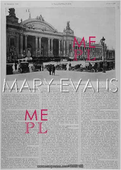 : PARIS MOTOR SHOW / 1906 : PARIS MOTOR SHOW / 1906