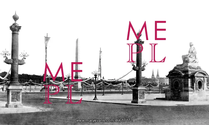  : Paris, Palace de la Concorde c1871