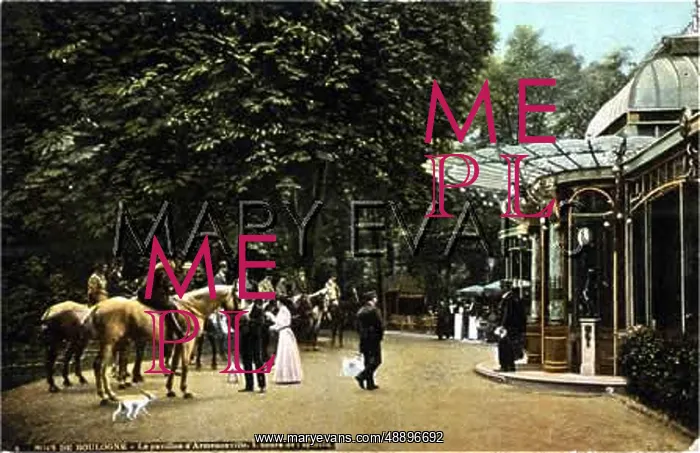 : PARIS / PARK / BOULOGNE 1900 : PARIS / PARK / BOULOGNE 1900