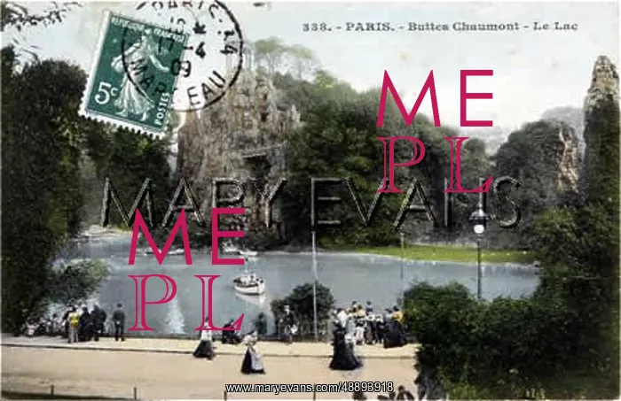  : PARIS / PARK / CHAUMONT 1909