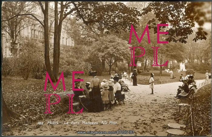  : PARIS / PARK / MONCEAU 1909