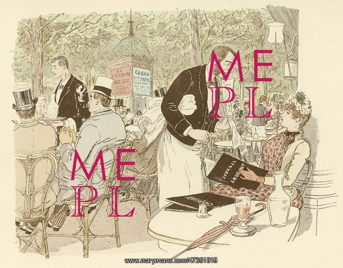  : PARIS PAVEMENT CAFE 1890