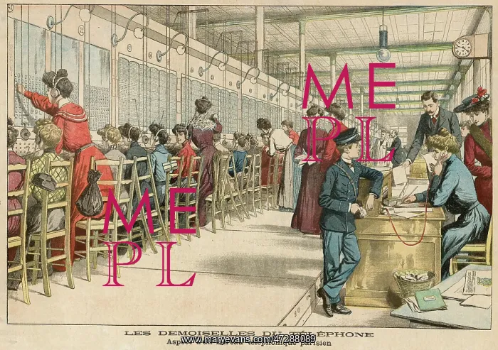 : Paris phone exchange 1904 : Paris phone exchange 1904