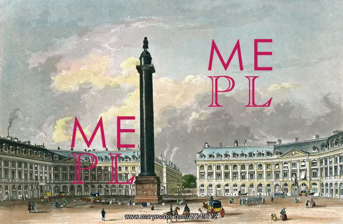 : PARIS / PLACE VENDOME 1850 : PARIS / PLACE VENDOME 1850