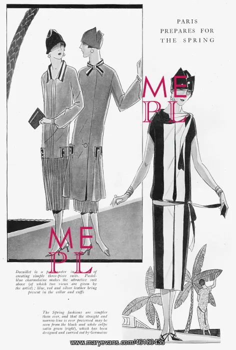 : Paris Prepares for Spring Fashions: showing two : Paris Prepares for Spring Fashions: showing two