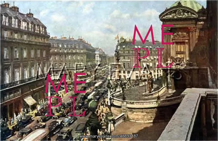  : PARIS / RUE AUBER 1925