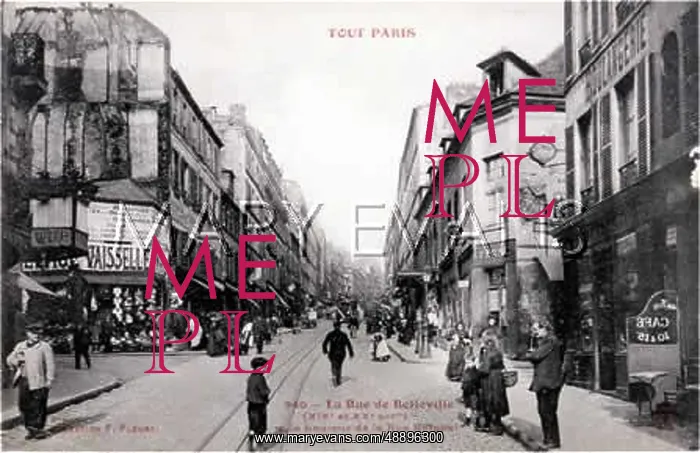  : PARIS / RUE BELLEVILLE
