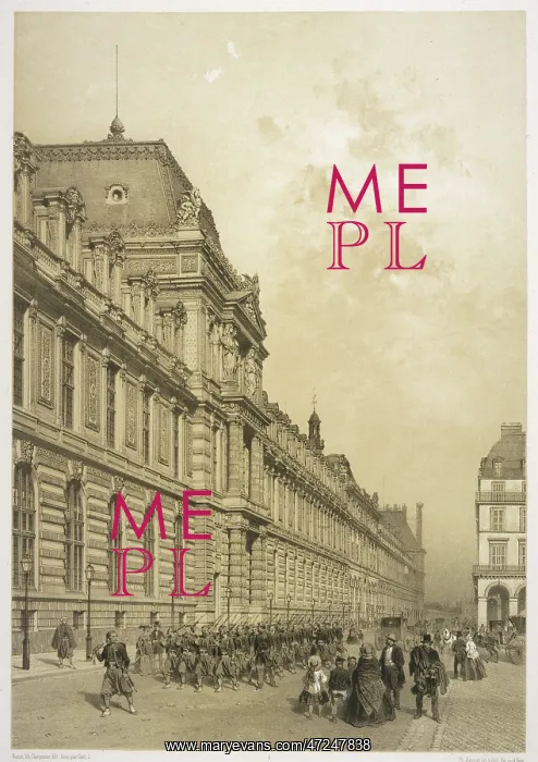 : PARIS / RUE RIVOLI C1860 : PARIS / RUE RIVOLI C1860