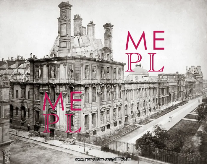  : Paris ruins, Commune 1871