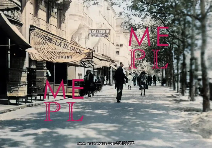 : PARIS STREET SCENE : PARIS STREET SCENE