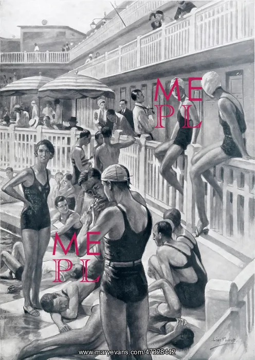 : PARIS SWIMMING POOL 1932 : PARIS SWIMMING POOL 1932