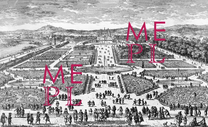 : PARIS / TUILERIES C1700 : PARIS / TUILERIES C1700