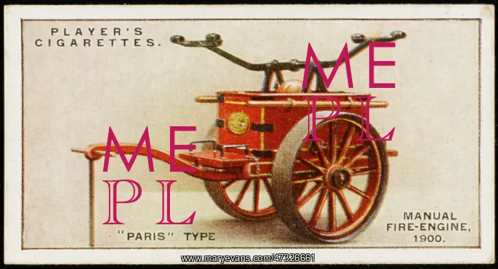 : PARIS TYPE FIRE-ENGINE : PARIS TYPE FIRE-ENGINE