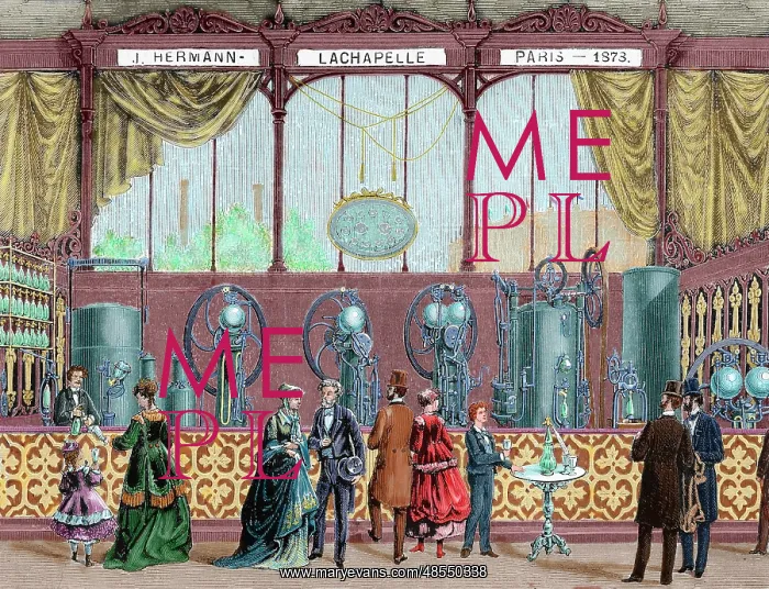 : Paris Universal Exhibition (1878). Installation by J. Herman : Paris Universal Exhibition (1878). Installation by J. Herman