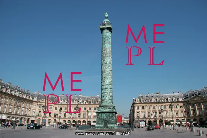 : Paris. Vendome Square. 1687-1720. At the center, the Column : Paris. Vendome Square. 1687-1720. At the center, the Column