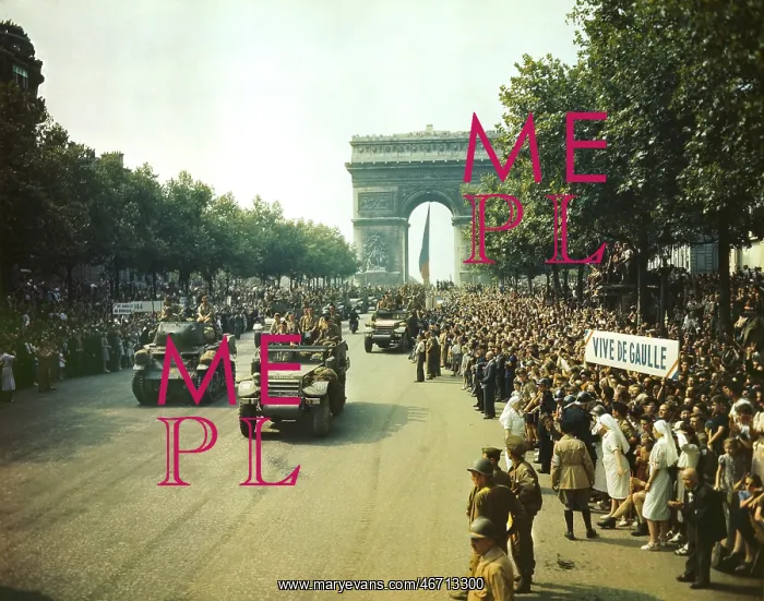 : Paris - WWII - liberation - military : Paris - WWII - liberation - military