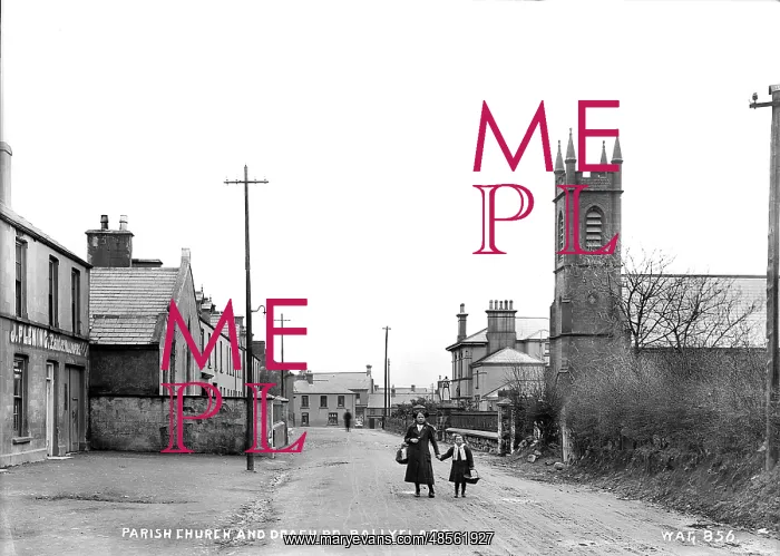 : Parish Church and Doagh Rd, Ballyclare : Parish Church and Doagh Rd, Ballyclare