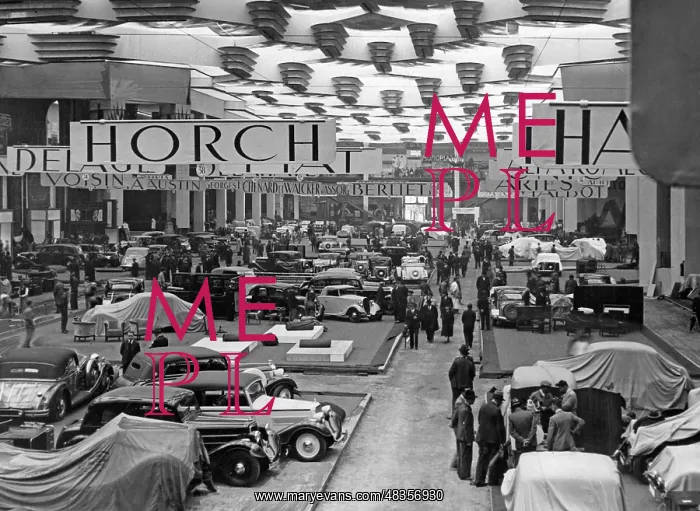 : Parisian car salon, 1935 : Parisian car salon, 1935