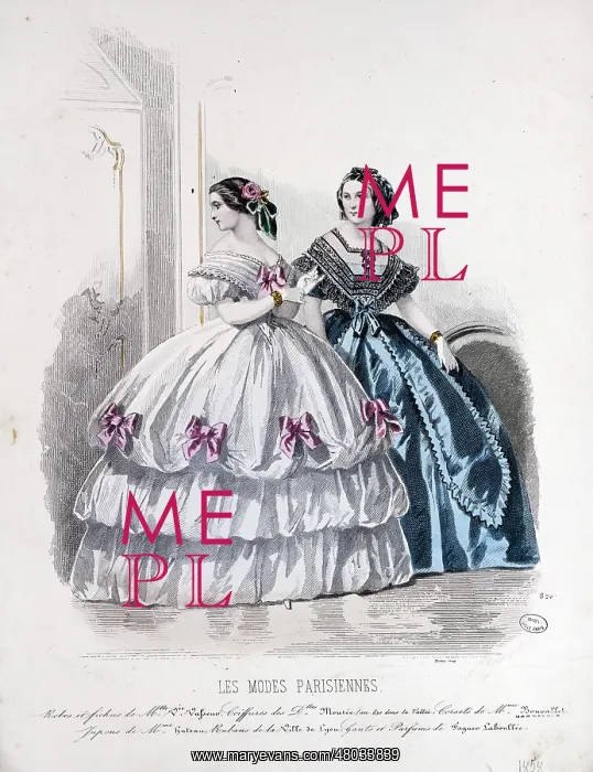 : Parisian fashions of 1858 : Parisian fashions of 1858