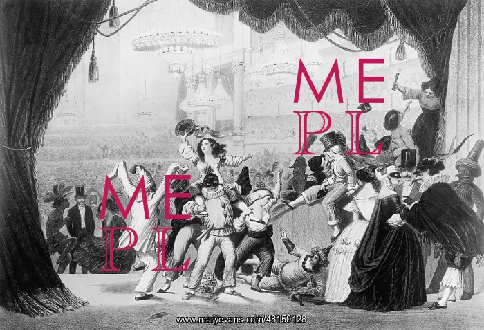 : Parisian Opera Ball, 1850 : Parisian Opera Ball, 1850