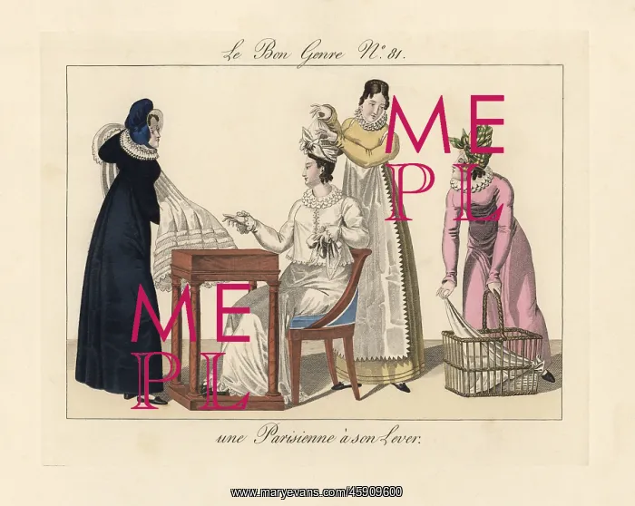 : A Parisian woman dressing : A Parisian woman dressing