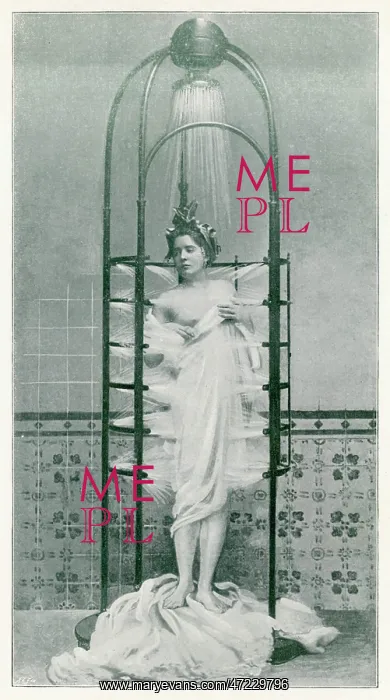 : PARISIENNE IN SHOWER : PARISIENNE IN SHOWER