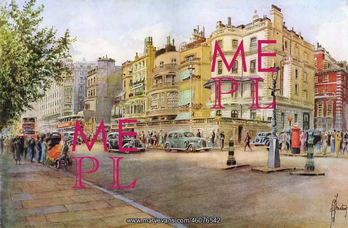 : Park Lane in 1938 : Park Lane in 1938