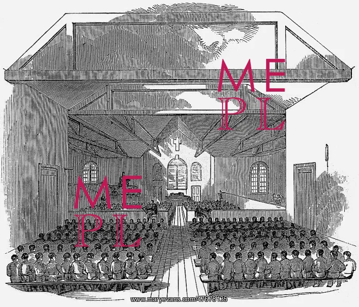 : Parkhurst Prison, Isle of Wight - Chapel : Parkhurst Prison, Isle of Wight - Chapel