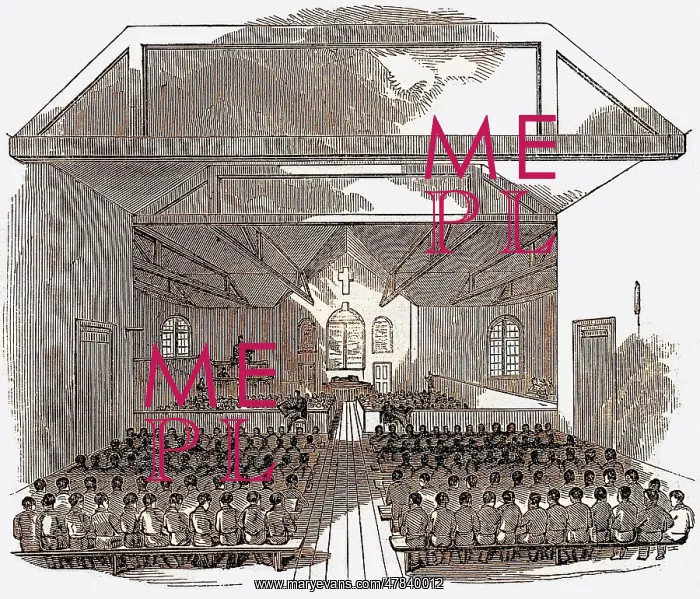: Parkhurst Prison, Isle of Wight - Chapel : Parkhurst Prison, Isle of Wight - Chapel