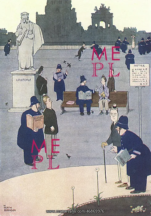  : Parks in Spring by William Heath Robinson