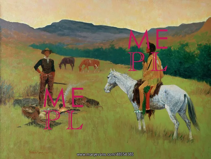  : The Parley, 1903, by Frederic Remington (1861-1909)