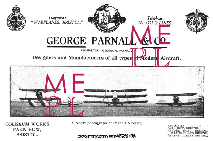  : Parnall Aircraft 1925
