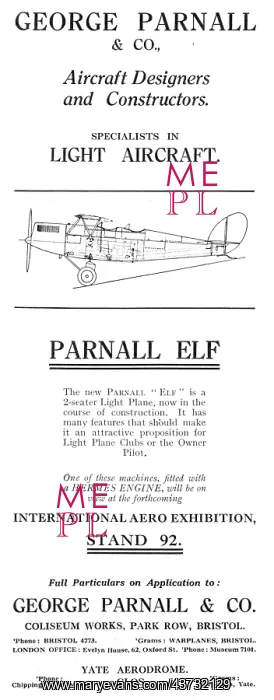  : Parnall Elf 1929