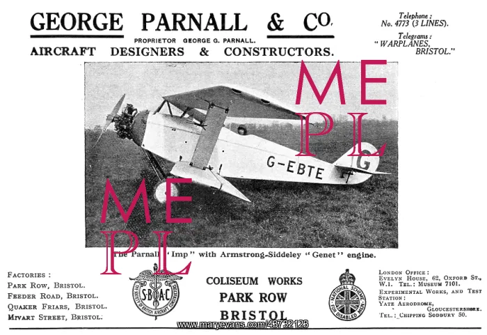 : Parnall Imp G-EBTE 1929 : Parnall Imp G-EBTE 1929