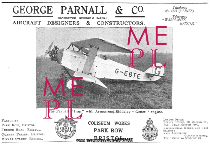 : Parnall Imp G-EBTE