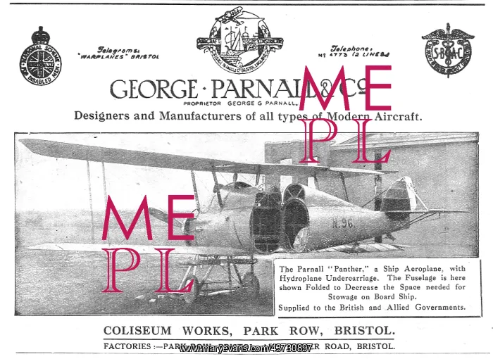 : Parnall Panther Ship Aeroplane With : Parnall Panther Ship Aeroplane With