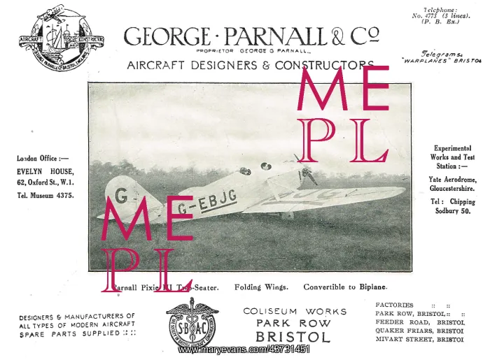 : Parnall Pixie III G-EBJG : Parnall Pixie III G-EBJG