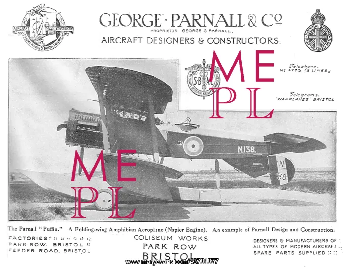 : Parnall Puffin - Folding Wing Amphibian : Parnall Puffin - Folding Wing Amphibian