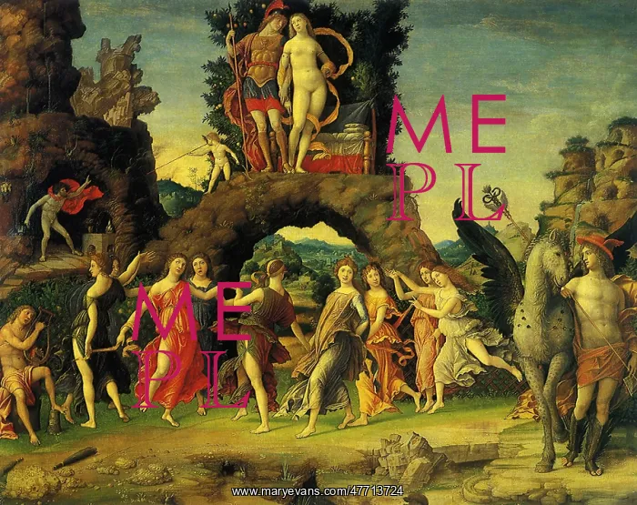  : Parnassus, by Mantegna