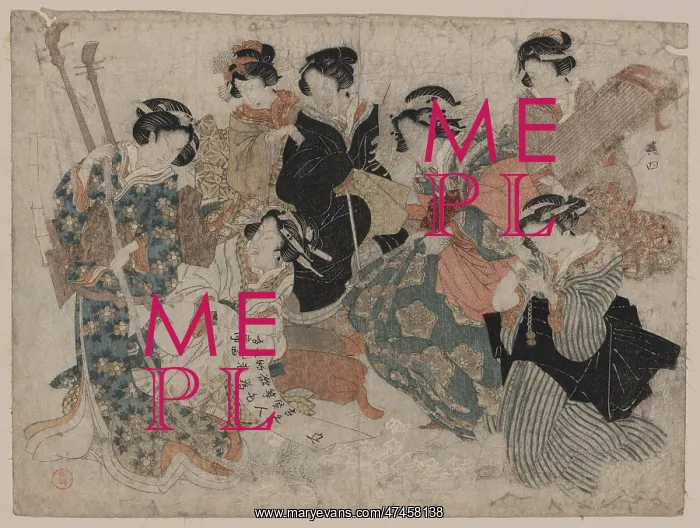 : Parody of the seven sages of the bamboo grove : Parody of the seven sages of the bamboo grove