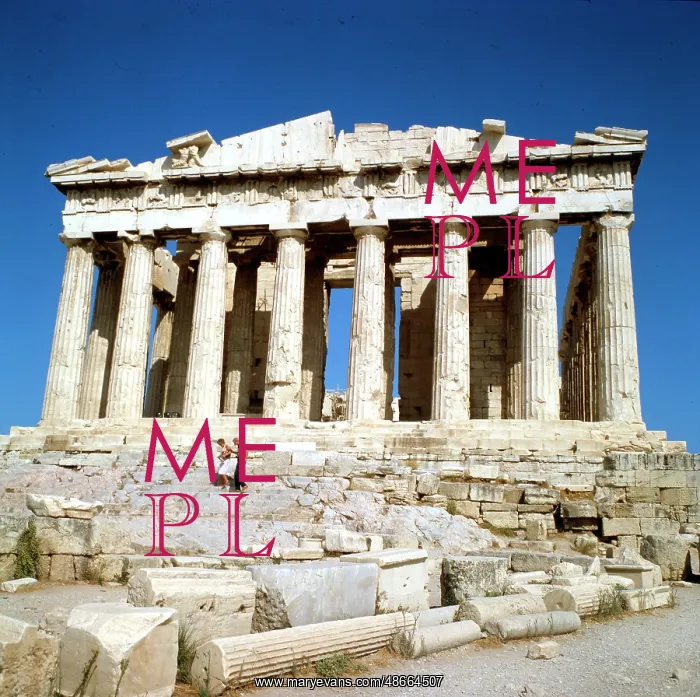: Parthenon, an ancient temple on the Acropolis of Athens The Parthenon is : Parthenon, an ancient temple on the Acropolis of Athens The Parthenon is
