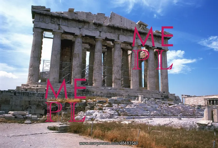 : Parthenon on the Acropolis, Athens. The great : Parthenon on the Acropolis, Athens. The great