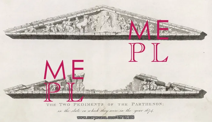 : PARTHENON PEDIMENTS 1674 : PARTHENON PEDIMENTS 1674