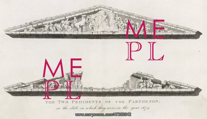 : PARTHENON PEDIMENTS 1674 : PARTHENON PEDIMENTS 1674