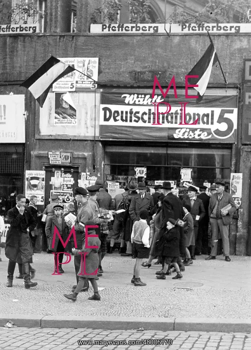 : Party headquarters of the DNVP in Berlin, 1932 : Party headquarters of the DNVP in Berlin, 1932