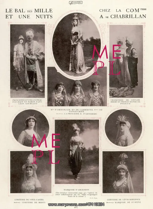 : Party held by the Countess of Aynard Chabrillan : Party held by the Countess of Aynard Chabrillan