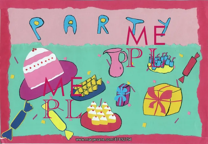  : Party Table Invitation