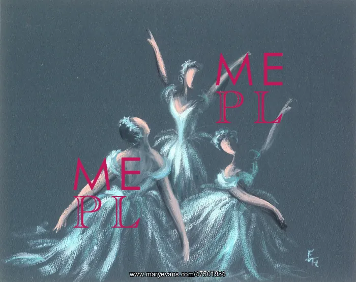 : Pas de Trois - Three Ballet Dancers : Pas de Trois - Three Ballet Dancers