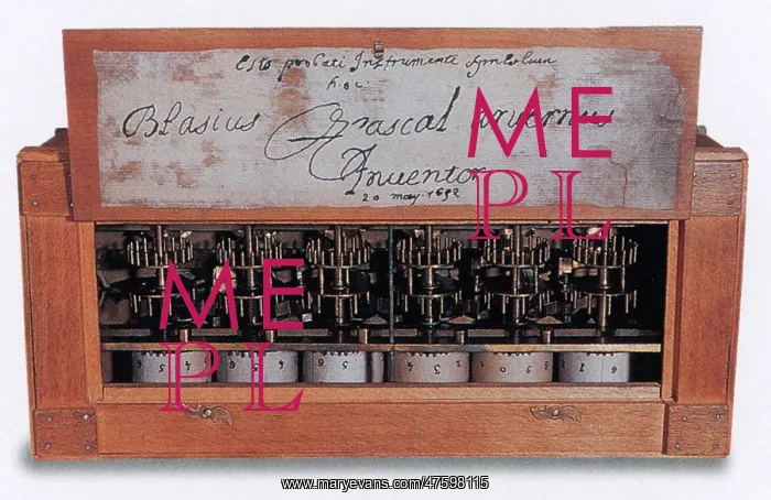 : Pascaline, a Mechanical Calculator : Pascaline, a Mechanical Calculator